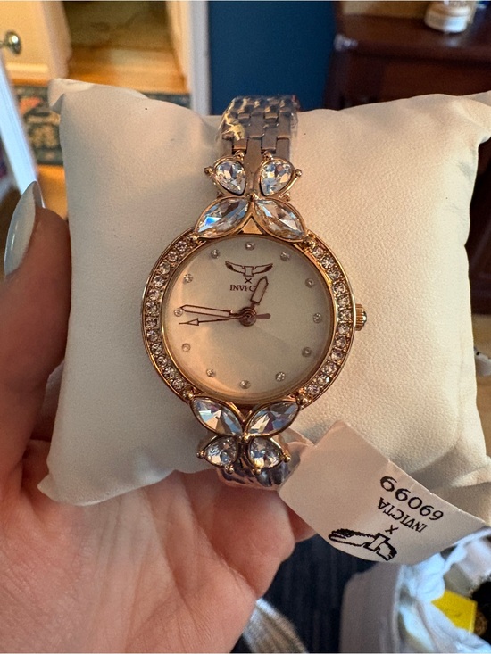 Invicta Accessories - Invicta Women's Rose Gold Crystal Accent Bracelet Watch NIB